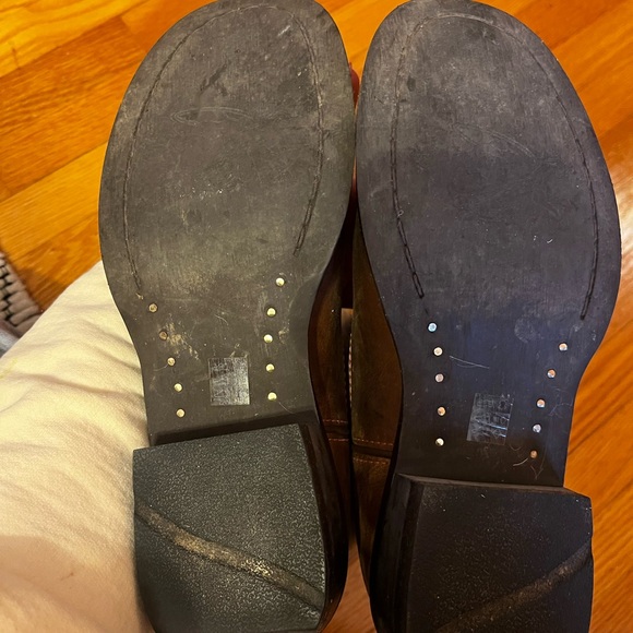 ARIAT FATBABY Brown and Cream Embroidered cowboy Boots - Picture 2 of 5